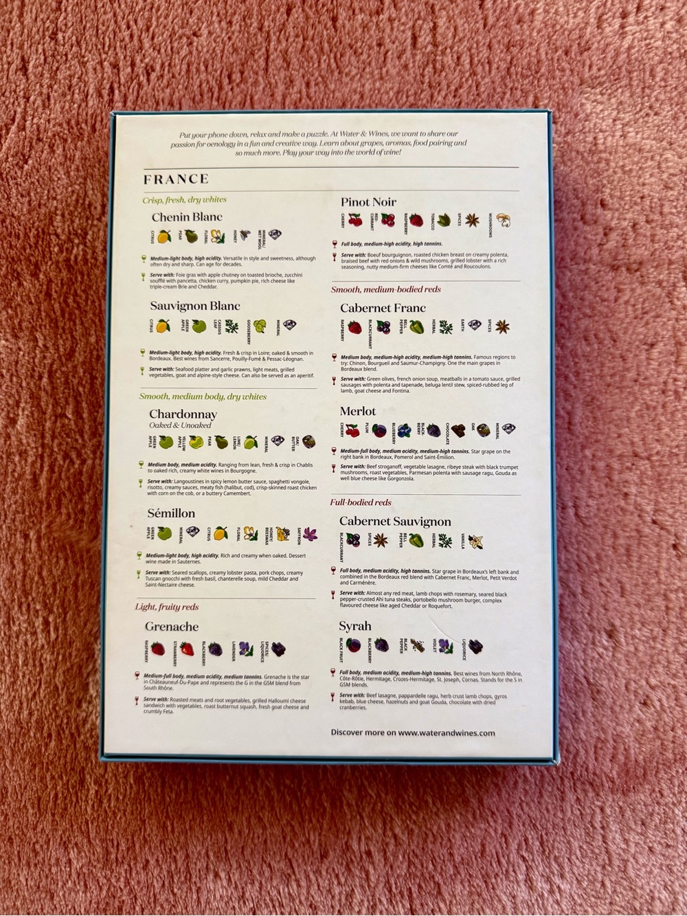 Water & Wines France 1000 Wine Puzzle - - Picture 2 of 5